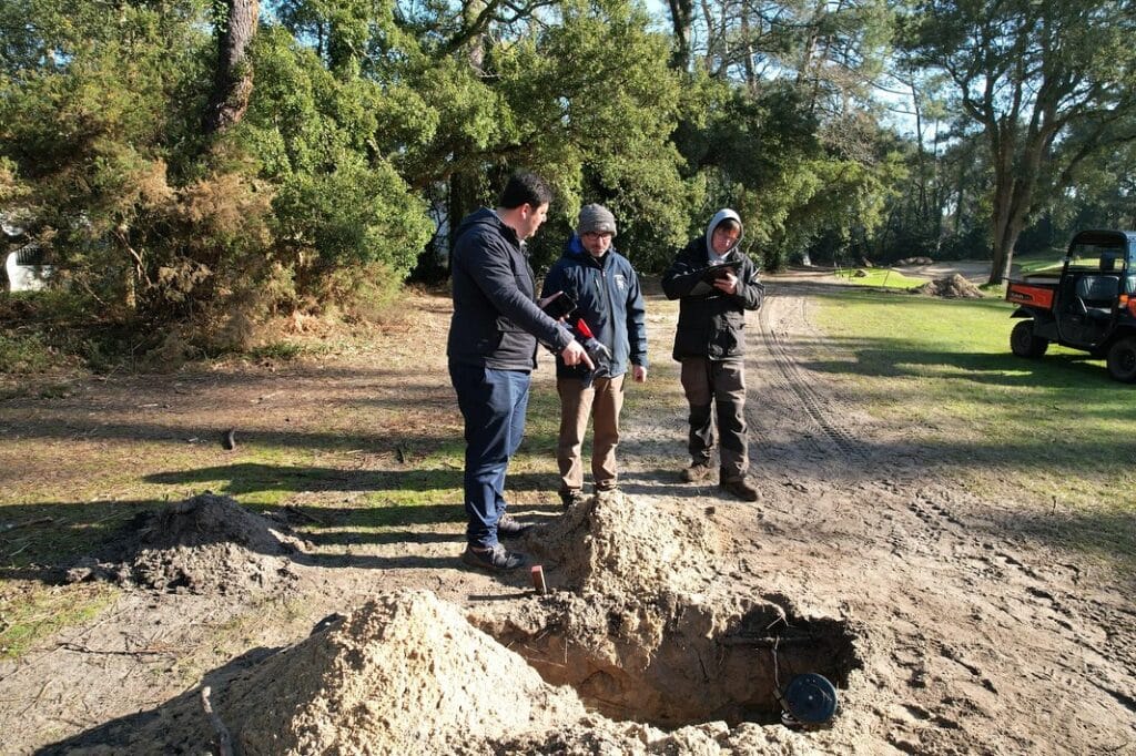 Watering system at the Hossegor Golf Club
